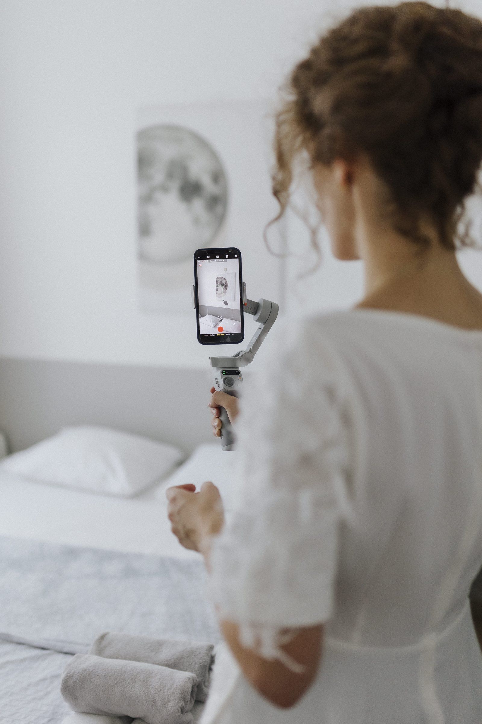 Tournage d’une vidéo de présentation au smartphone