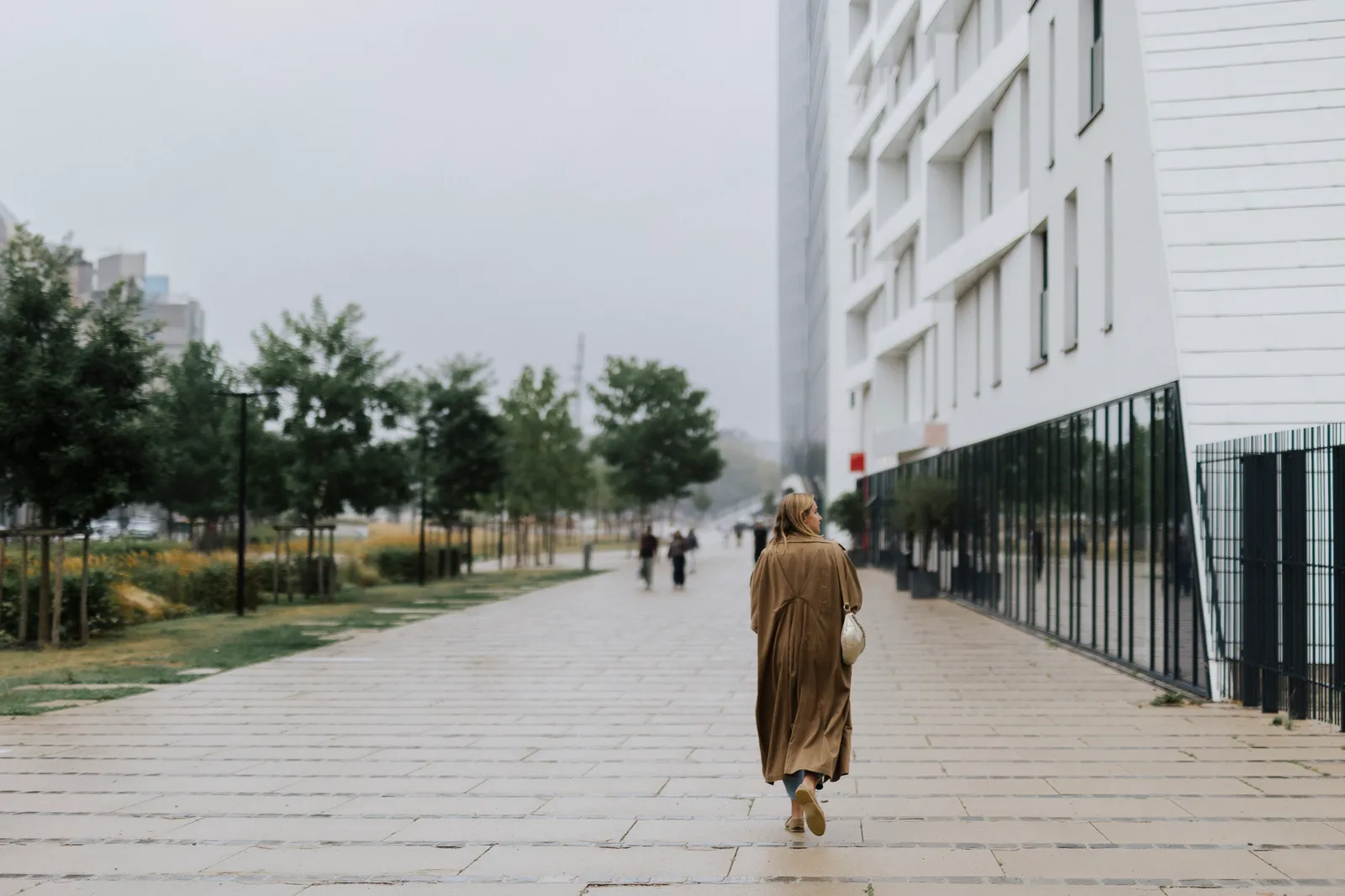 En chemin dans les rues de Liège