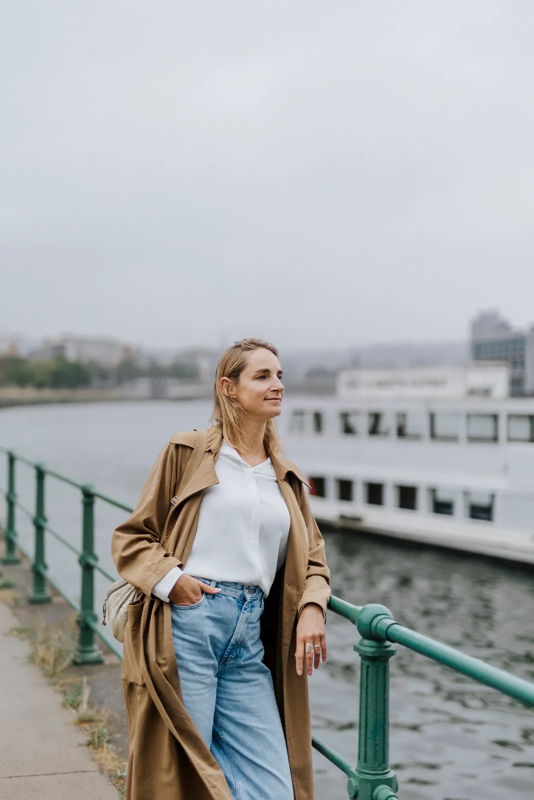 Une pause le long de la Meuse