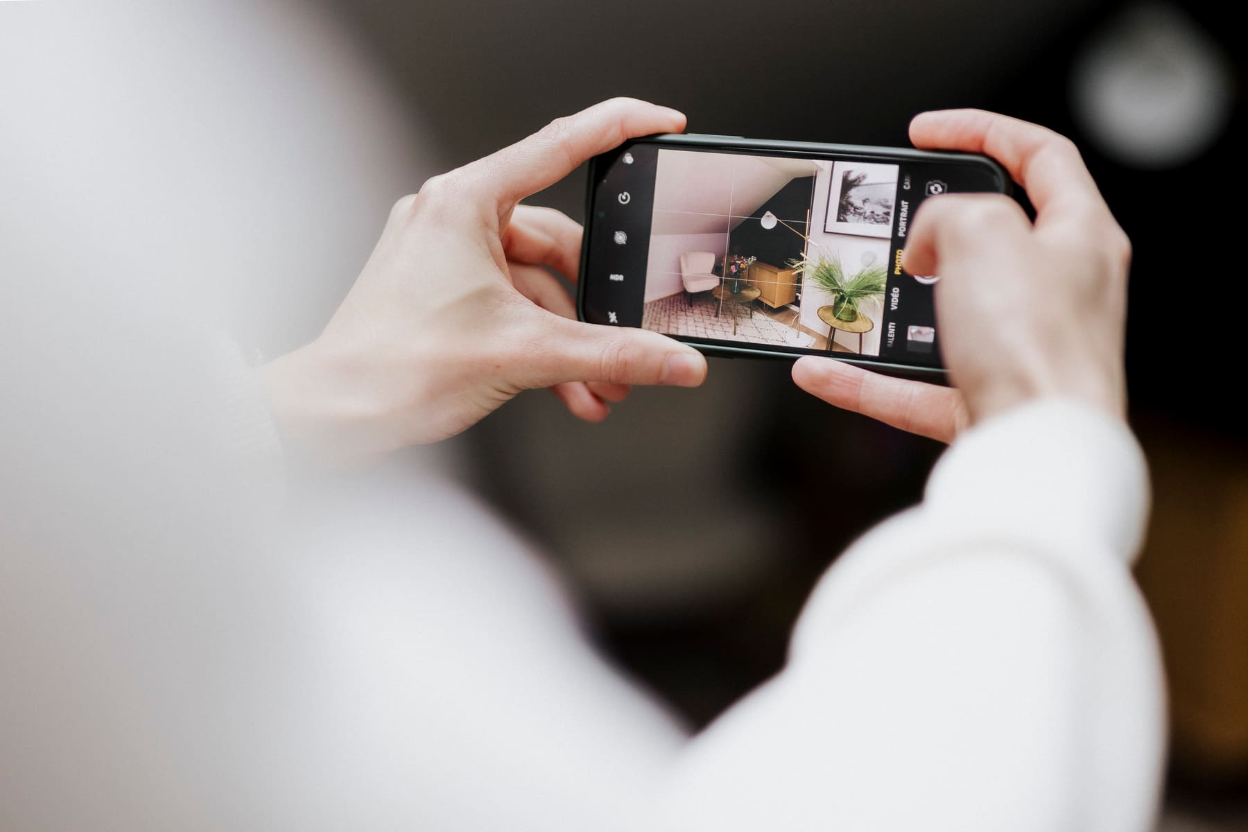 Photos du bien prises au smartphone pour l’annonce